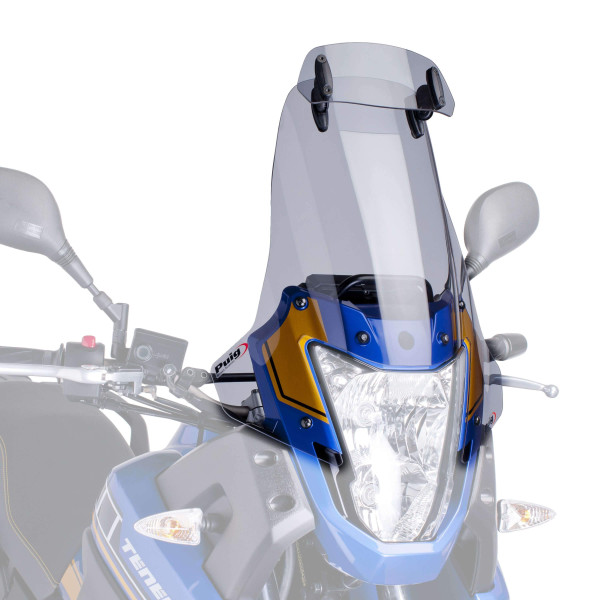 Puig Puig touring screen with visor | light smoke | yamaha xt 660 z tenere 2008>2016